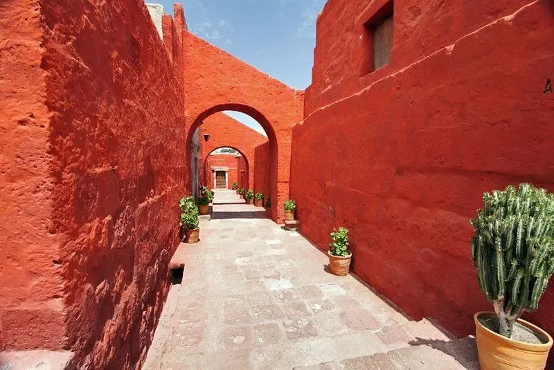 Colorful Santa Catalina Monastery